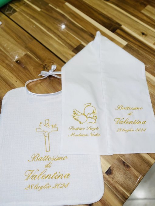 Echarpe avec parrain marraine 