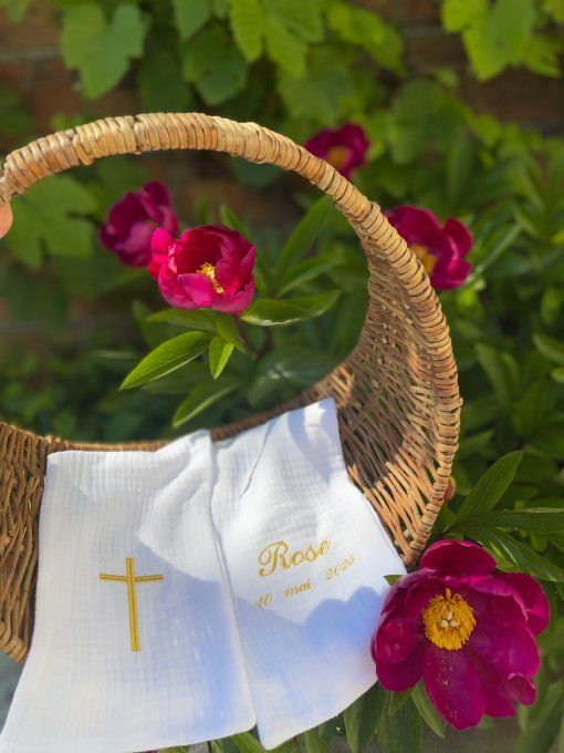 Echarpe taille Adulte (140 cm environ)  en Double Gaze